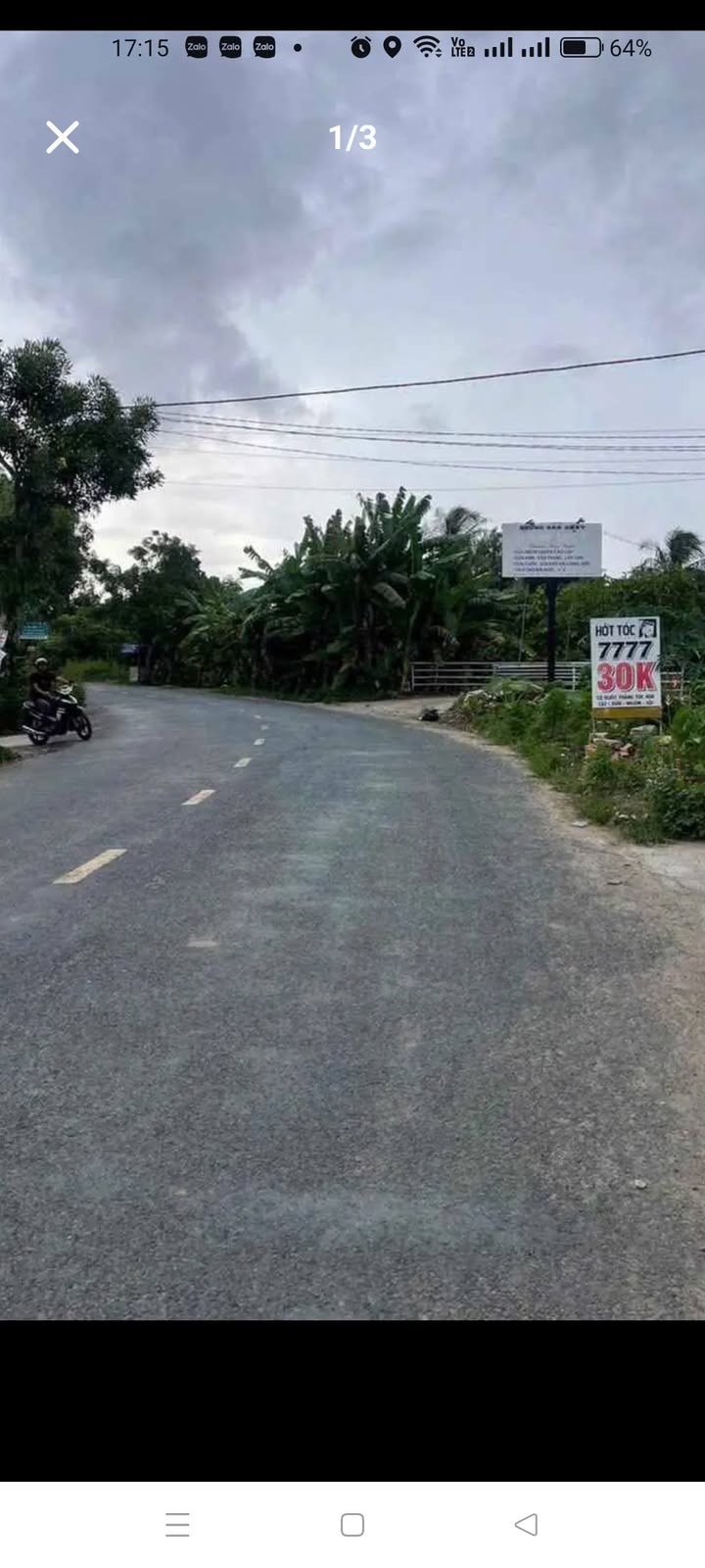 Đất nền mặt tiền đường Dương Kỳ Hiệp, phường 2, TP Sóc Trăng 495m² giá 1.89 tỷ - Thích hợp xây nhà trọ!