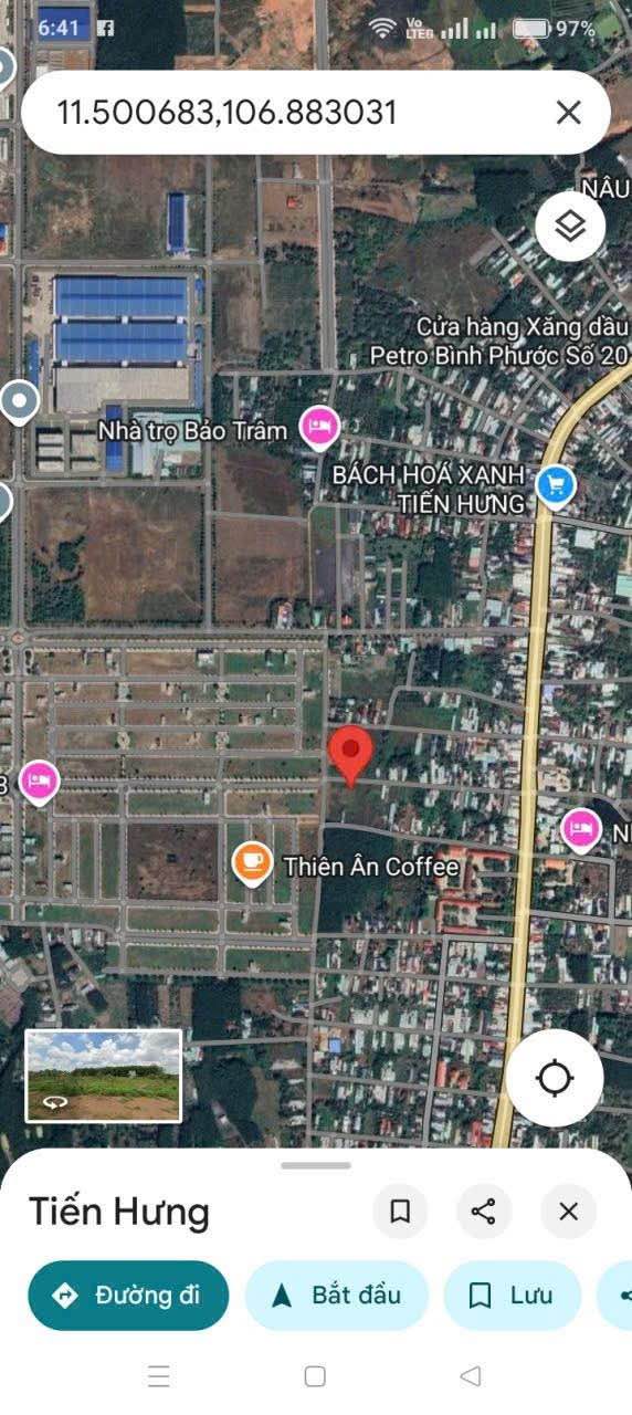 Đất nền Tiến Hưng, Đồng Xoài 450m² giá 2 tỷ - Tiềm năng cho đầu tư nhà trọ!