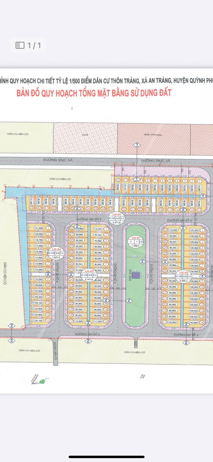 Đất nền An Tràng - Quỳnh Phụ - Thái Bình 96m² giá 1.3 tỷ - Cơ hội đầu tư tuyệt vời!