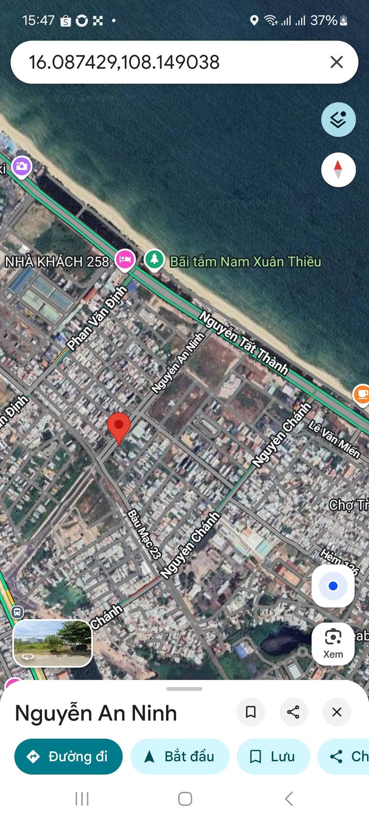 Đất mặt tiền đường Nguyễn An Ninh, Đà Nẵng 150m² giá 12.3 tỷ - Cơ hội đầu tư tuyệt vời!