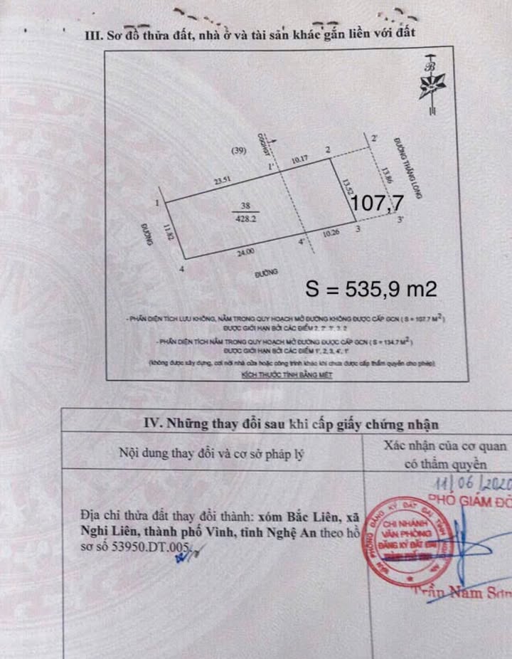 Đất mặt tiền Đại lộ Thăng Long 428m² giá 10 tỷ - Cơ hội đầu tư sinh lời vượt trội!