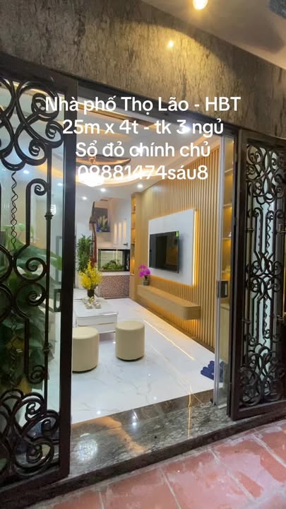 Nhà bán Thọ Lão, Hai Bà Trưng 25m² giá 7 tỷ - Thiết kế thoáng đãng, vị trí đắc địa!