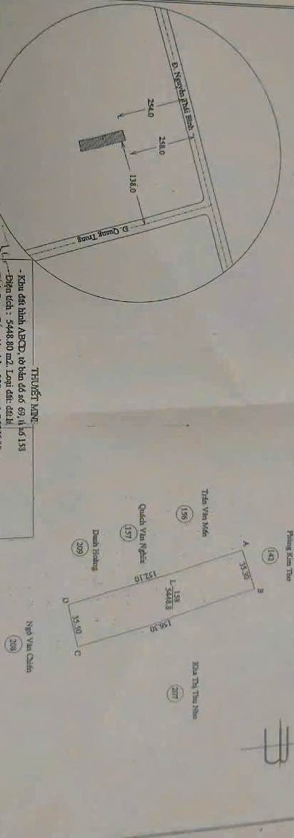 Đất thổ cư Quang Trung Rạch Giá 5.448m² - Cơ hội đầu tư sinh lời!