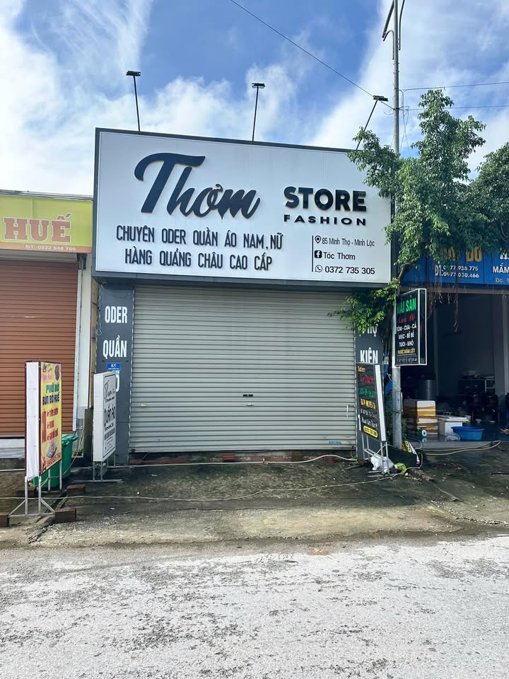 Đất mặt phố Minh Lộc, Hậu Lộc 100m² - Vị trí kinh doanh đắc địa!