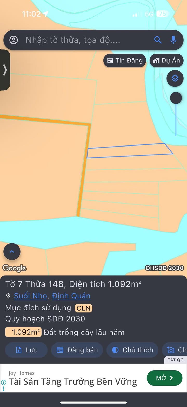 Đất nền thổ cư Suối Nho 360m² giá chỉ từ 650 triệu - Cơ hội đầu tư hấp dẫn!