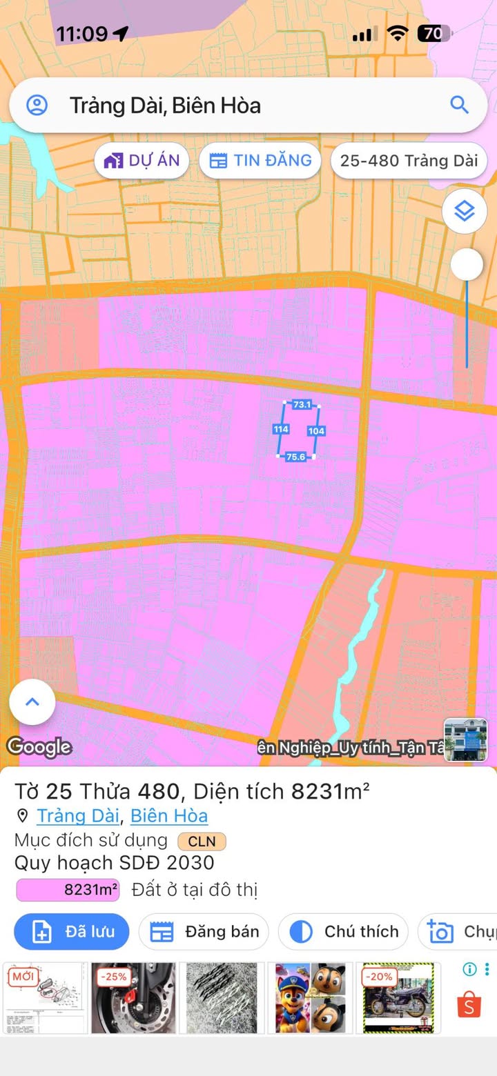 Đất nền Trảng Dài, Biên Hòa 105m² giá 890 triệu - Cơ hội đầu tư tuyệt vời!