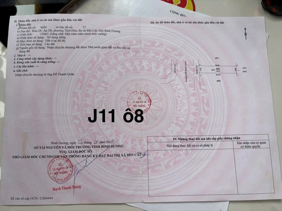 Đất nền Bến Cát 150m² giá thỏa thuận - Vị trí đẹp gần trung tâm thương mại!