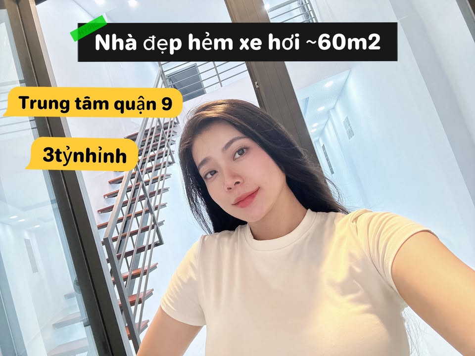 Nhà 2 tầng hẻm xe hơi quận 9, diện tích 60m² giá 3.7 tỷ - Tiện ích đầy đủ, pháp lý chuẩn!