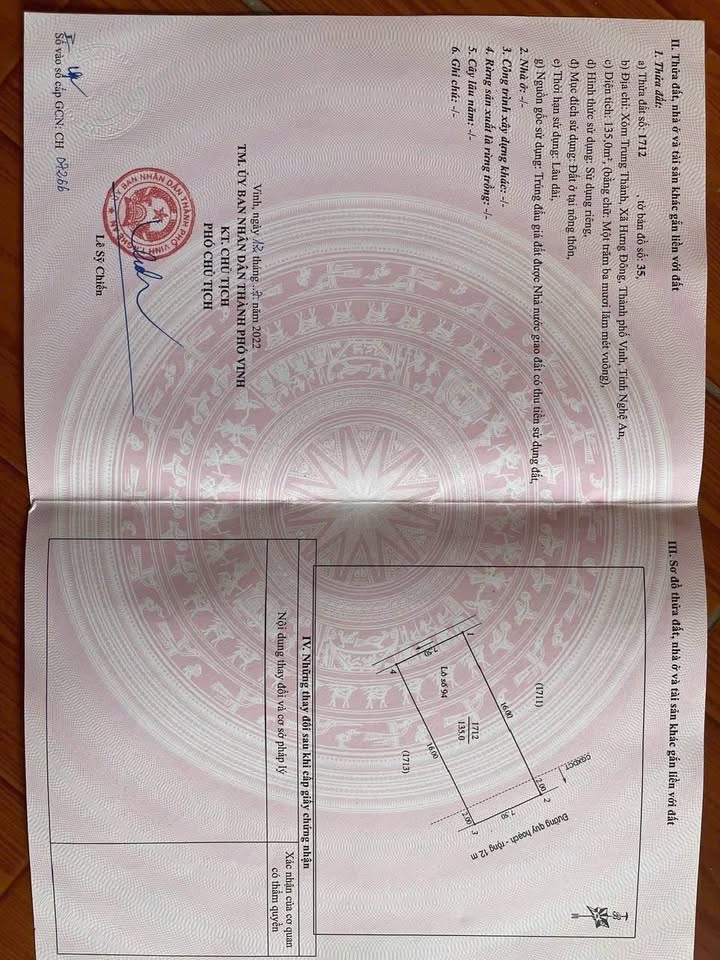 Đất đấu giá xóm Trung Thành, Hưng Đông 135m² giá thỏa thuận - Gần trường học và Ủy ban