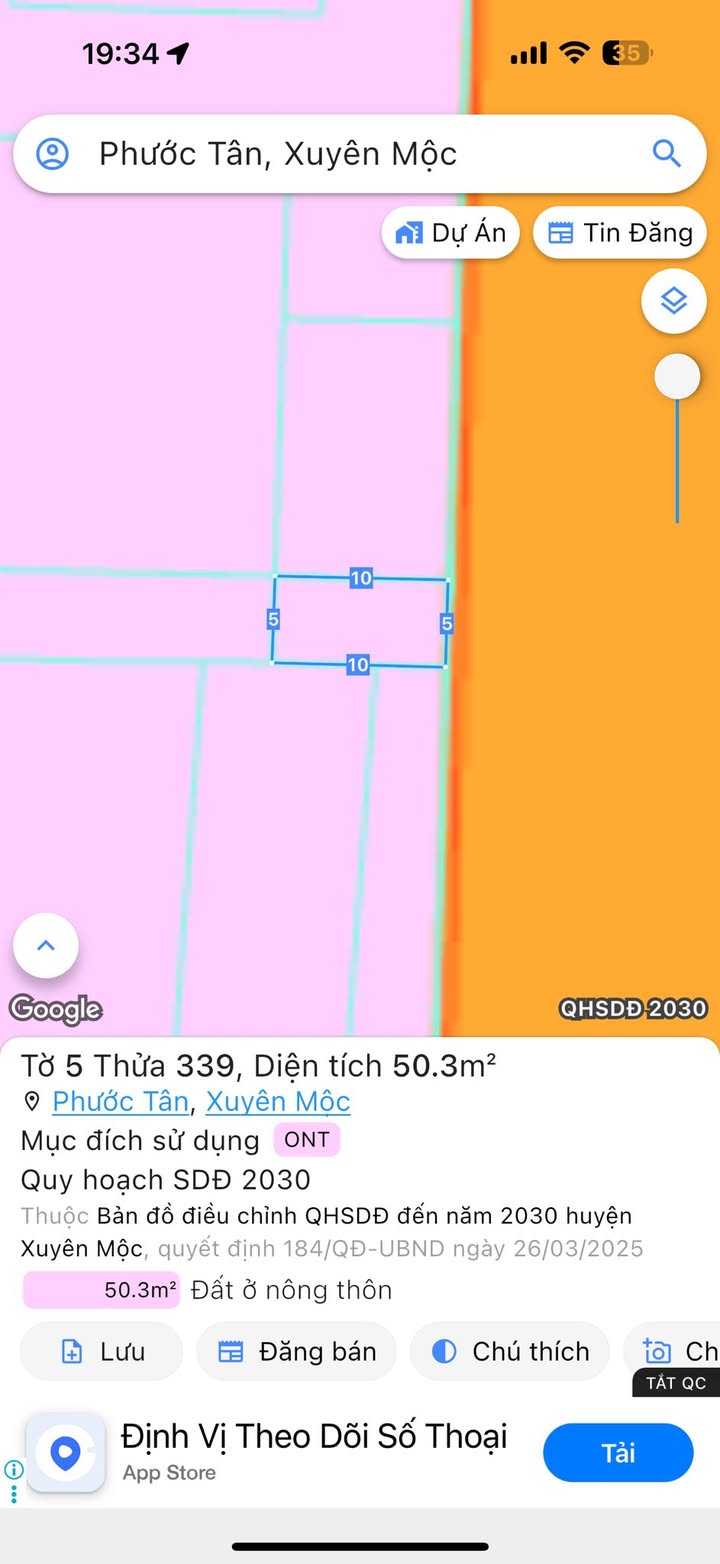 Đất nền Hồ Tràm 350m² giá 1.4 tỷ - Tiềm năng kinh doanh cao!