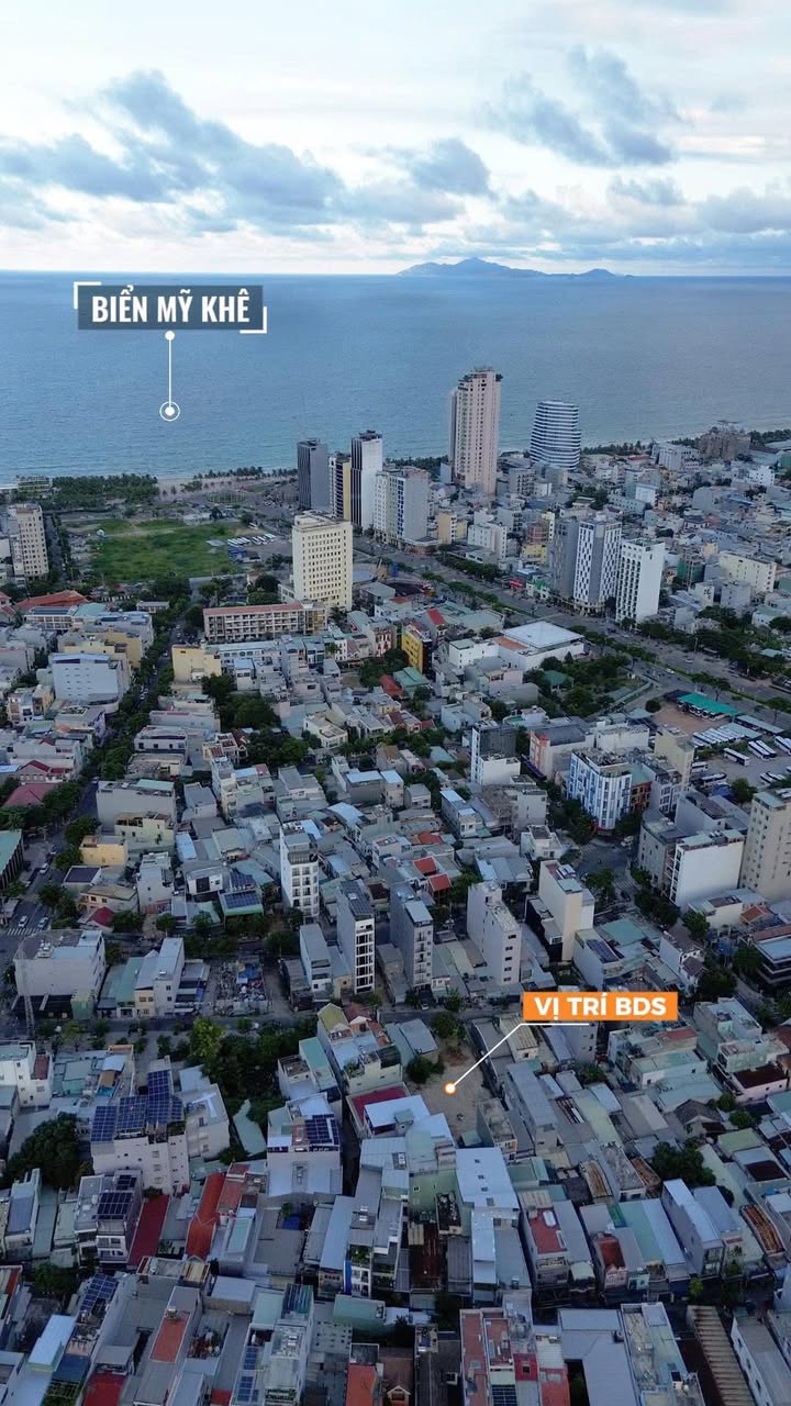 Đất biển mặt tiền đường Mỹ Khê 7, Đà Nẵng 639m² - Vị trí vàng gần biển!