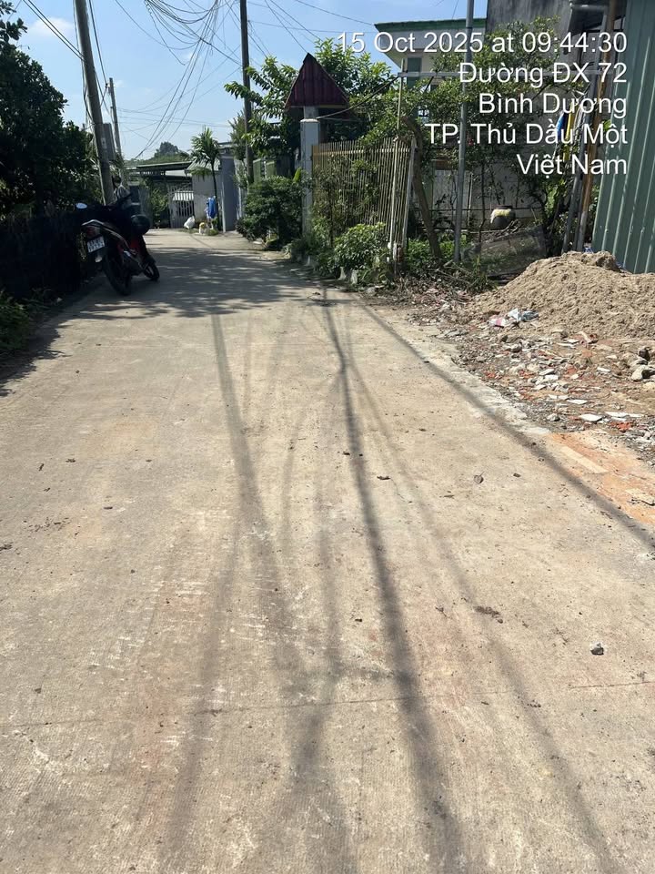 Đất thổ cư 60m² đường ĐX072 Chánh Hiệp 1.55 tỷ - Sổ hồng chính chủ