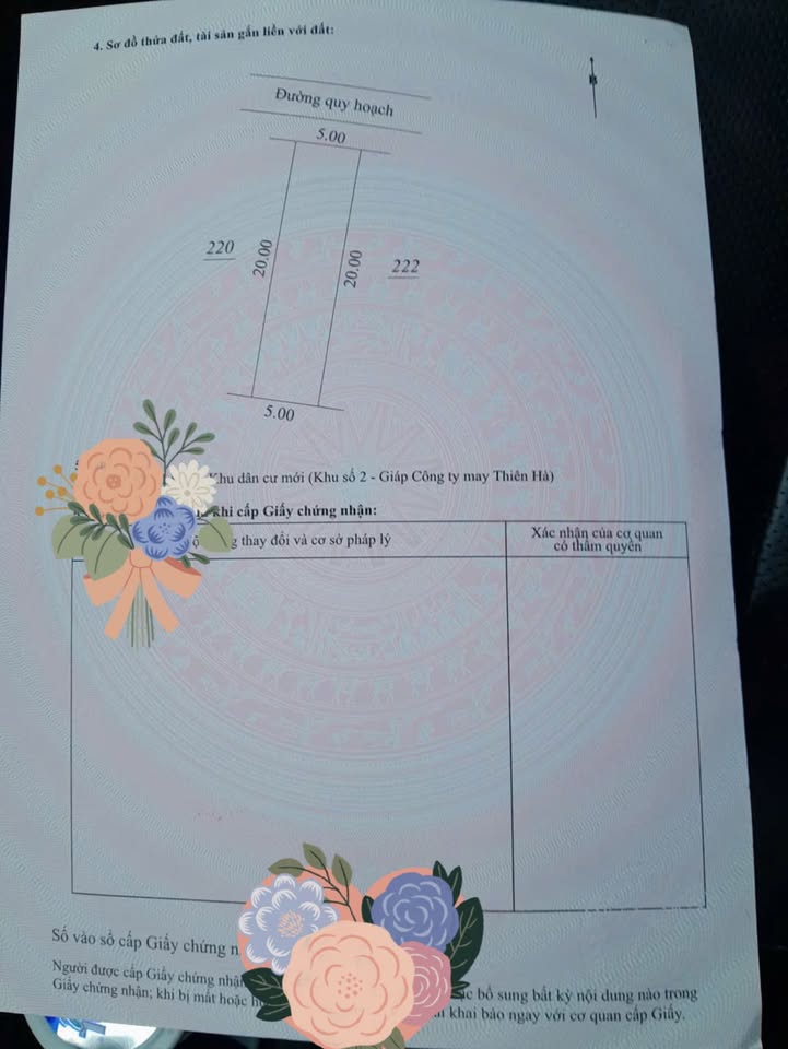 Đất nền An Tảo Hưng Yên 100m² giá 4 tỷ - Sổ đỏ chính chủ, vị trí đẹp!