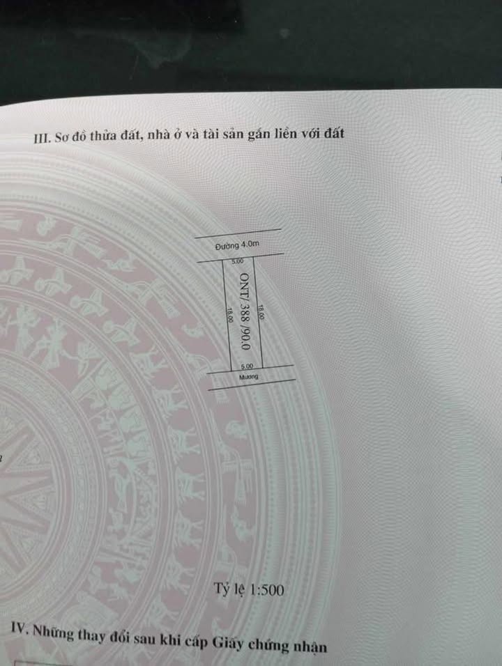 Lô đất thổ cư 90m² tại Thượng Đáp, Nam Hồng - Giá chỉ 1 tỷ VND!