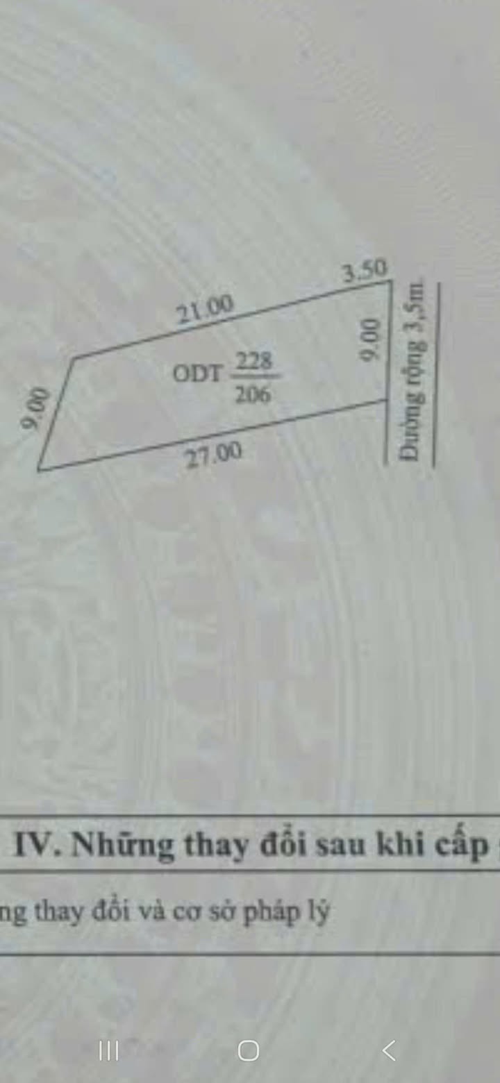 Đất nền 207m² phường Sao Đỏ, Nam Sách - Giá chỉ 1 tỷ, cơ hội đầu tư tuyệt vời!