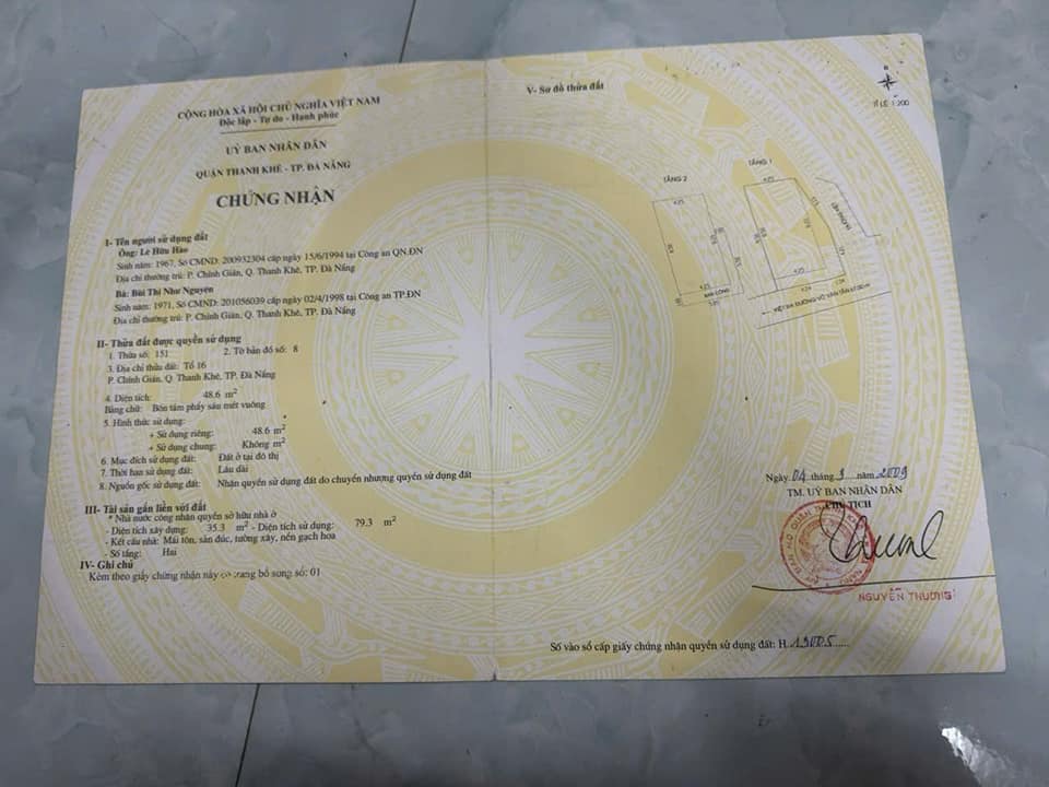 Nhà 2 mặt kiệt Võ Văn Tần, Đà Nẵng 49m² giá 3 tỷ - Chính chủ bán gấp!