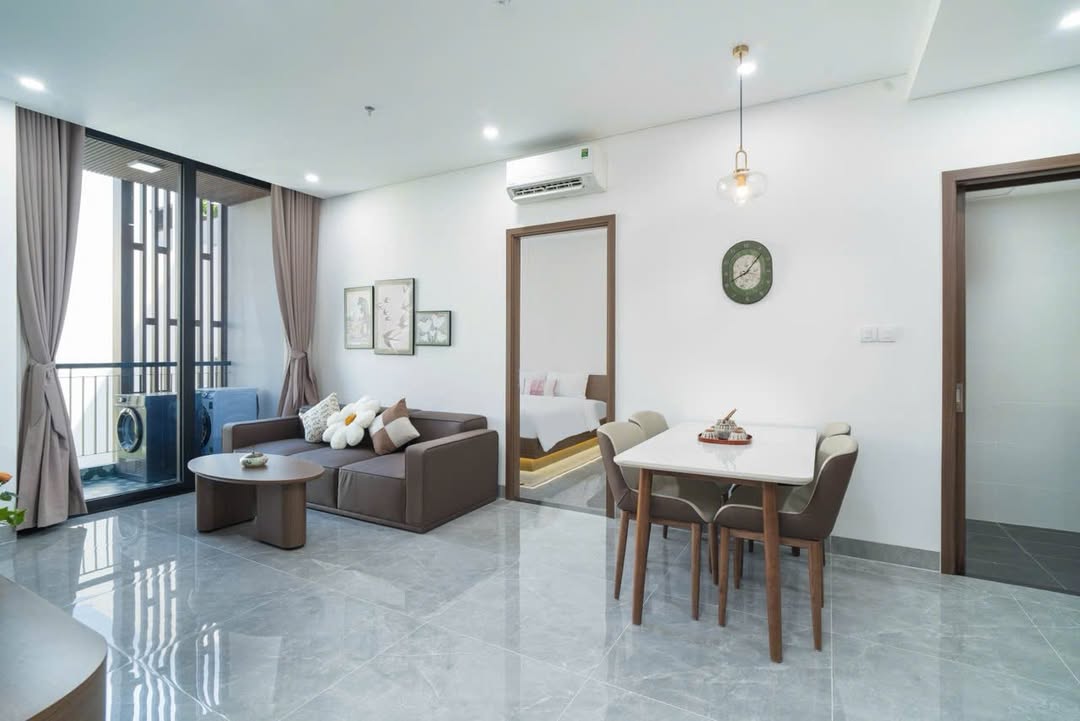 Căn hộ 1 phòng ngủ Hòa Cường Bắc 55m² giá 17 triệu - Nội thất hiện đại đầy đủ tiện nghi!