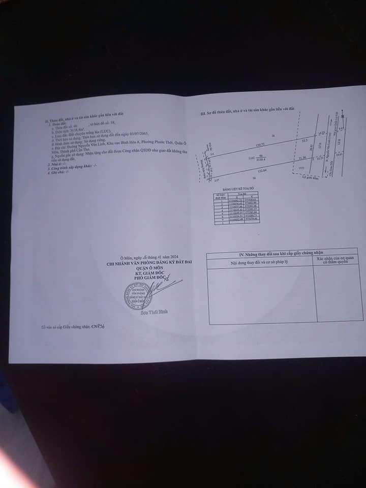 Đất công mặt tiền Nguyễn Văn Linh, phường Phước Thới, Cần Thơ - 3138m², giá chỉ 12.552 tỷ!
