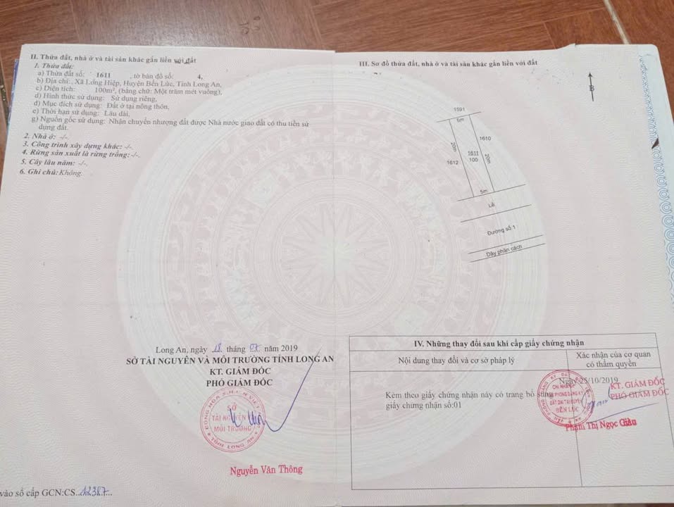 Đất nền KDC Phúc Long, Bến Lức, Long An 100m² giá 2.25 tỷ - Sổ hồng chính chủ!