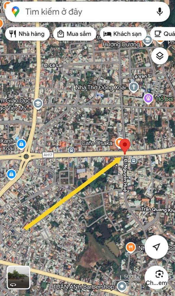 Nhà mặt tiền Nguyễn Huệ, Đồng Xoài 124m² giá 3.2 tỷ - Cơ hội đầu tư hấp dẫn!