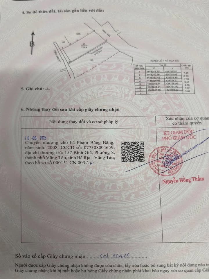 Bán đất hẻm ô tô Trần Phú, P.5, TP. Vũng Tàu 128m² giá 6 tỷ - Đầu tư sinh lời!