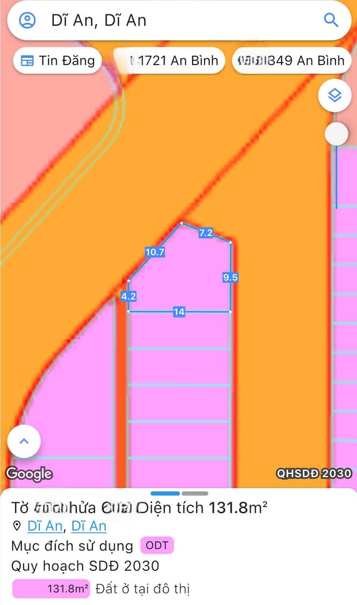 Bán nhà Văn phòng 3 mặt tiền KP Thống Nhất, Dĩ An, 132m² - Giá 15 tỷ chính chủ, hoàn thiện đẹp!