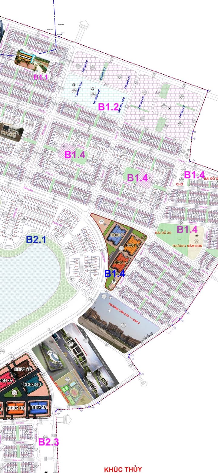 Townhouse liền kề KĐT Thanh Hà 100m² giá từ 10.6 tỷ - Đầu tư sinh lời ngay!