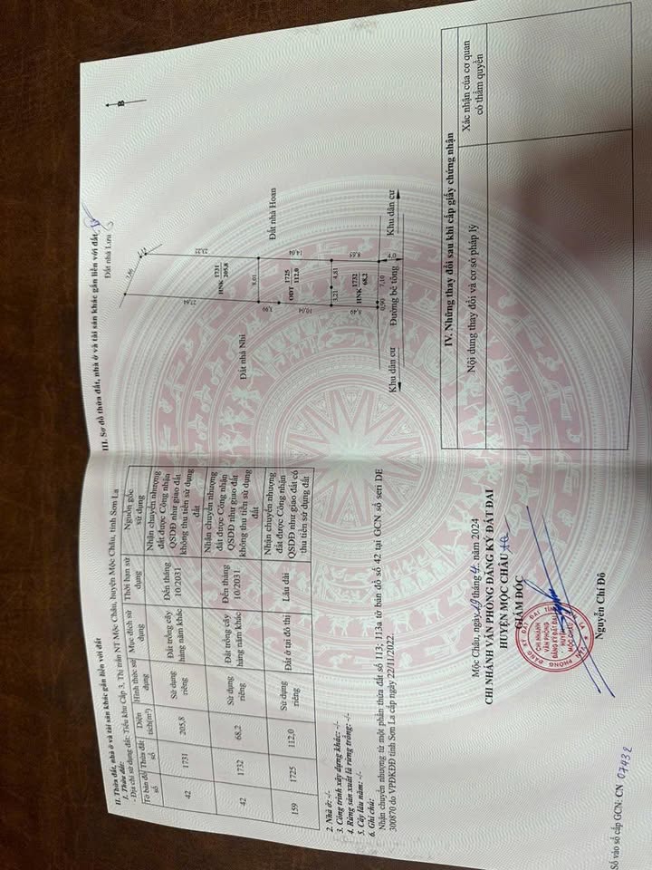 Đất nền Thảo Nguyên Mộc Châu 352m² giá 3 tỷ - Tiềm năng xây dựng cao!