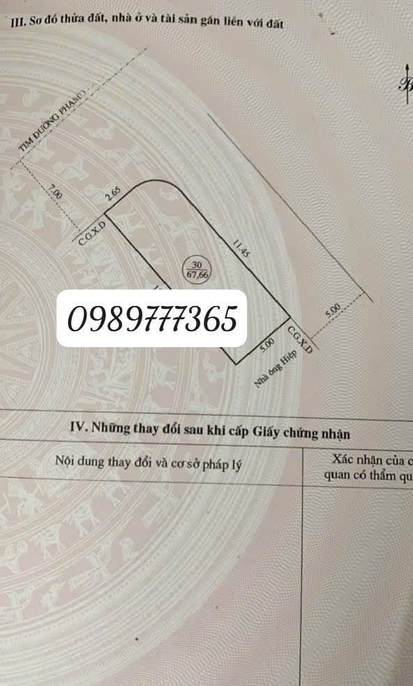 Bán nhà góc 2 mặt tiền Phạm Hồng Thái, TP. Quy Nhơn 68m² - Vị trí kinh doanh đắc địa!