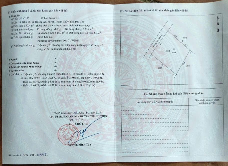 Đất thổ cư mặt đường Hoàng Xá 530.4m² giá 53.04 tỷ - Cơ hội đầu tư hấp dẫn!