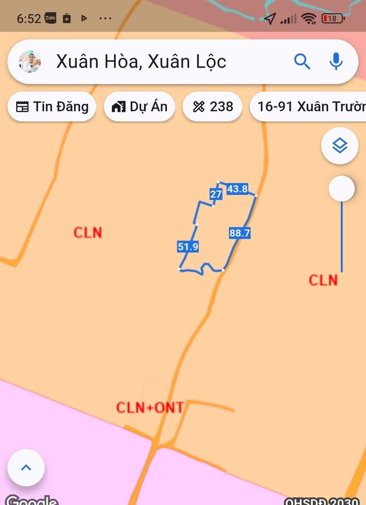 Đất mặt tiền Xuân Hòa 4466m² giá 1.49 tỷ - Cơ hội đầu tư sinh lời!
