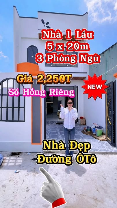 Nhà 1 Lầu Đường Xe 7 Chỗ Mỹ Lộc, Cần Giuộc 100m² giá 2.25 tỷ - Thiết kế hiện đại, đầy đủ tiện nghi!