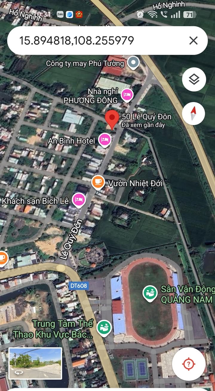 Đất góc 2 mặt tiền Lê Quý Đôn, Điện Bàn, Đà Nẵng 149m² - Vị trí đẹp, đầu tư sinh lời!