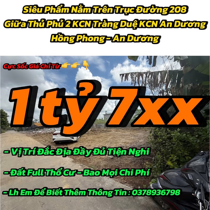 Đất nền Đình Ngọ, Hồng Phong, An Dương 63m² - Đầu tư sinh lời tốt!