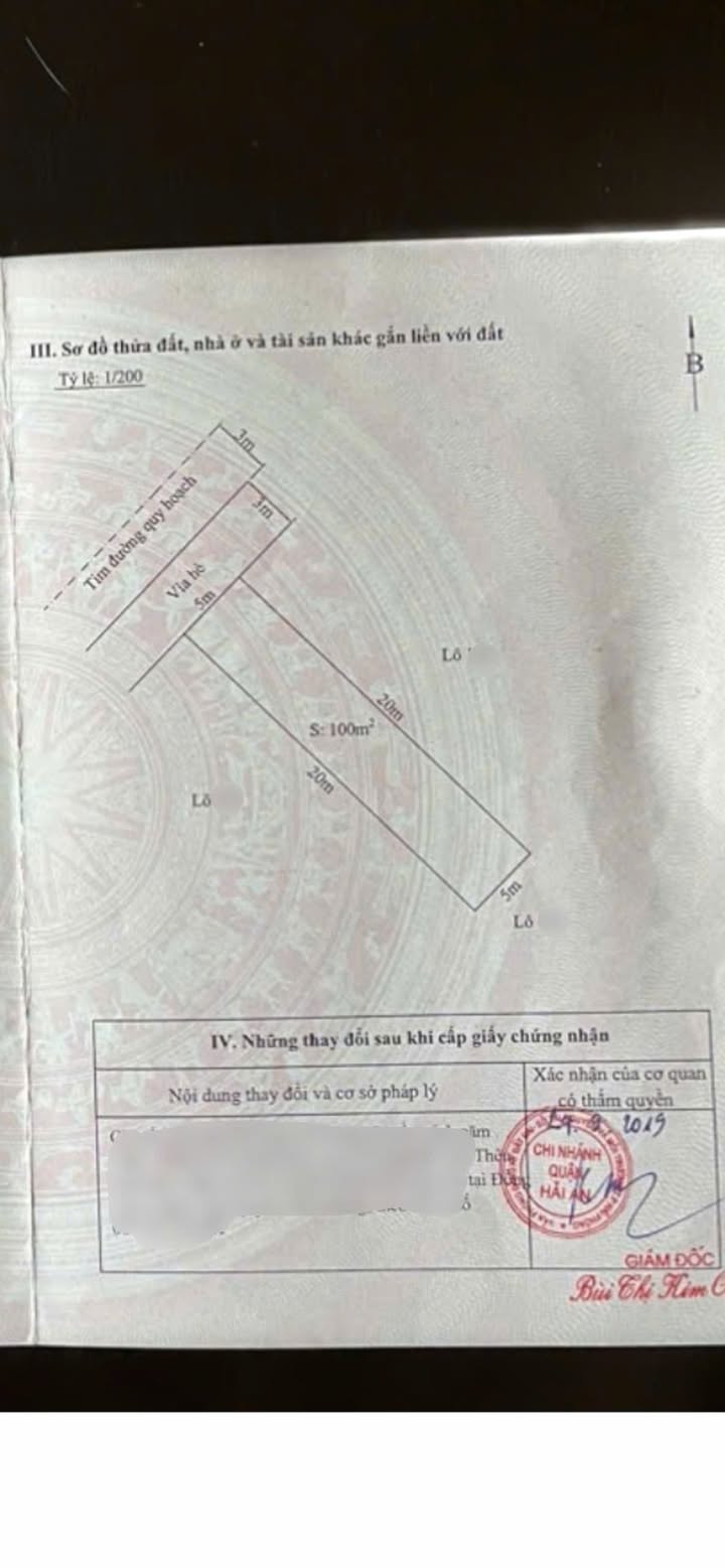 Đất nền TDC Sở Tư Pháp, Đằng Hải 100m² giá 7.2 tỷ - Cơ hội đầu tư tuyệt vời!