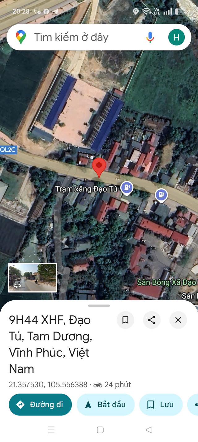 Đất thổ cư 267m² Quốc Lộ 2C Vĩnh Tường giá 5 tỷ - Cơ hội đầu tư tuyệt vời!