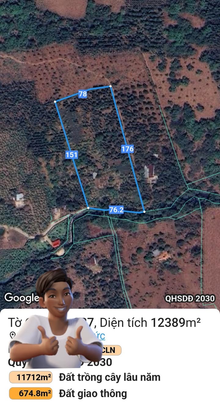 Đất nền Ngãi Giao, Châu Đức - 12389m² giá 9.3 tỷ - Khu dân cư yên tĩnh