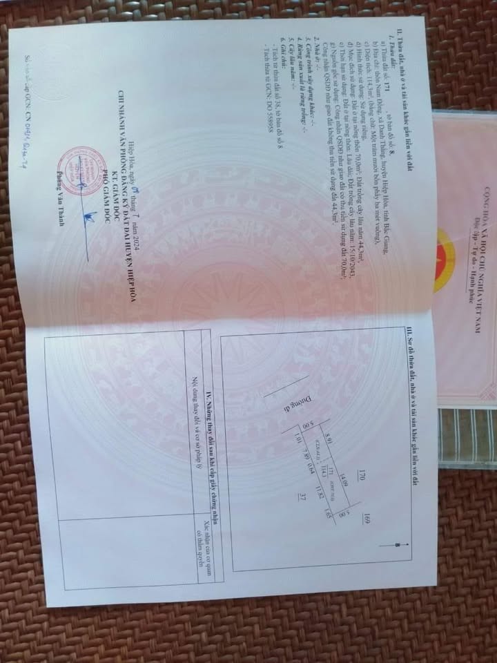 Đất thổ cư 110m² tại Danh Thắng - Bắc Giang, giá chỉ 730 triệu - Cơ hội đầu tư tốt!