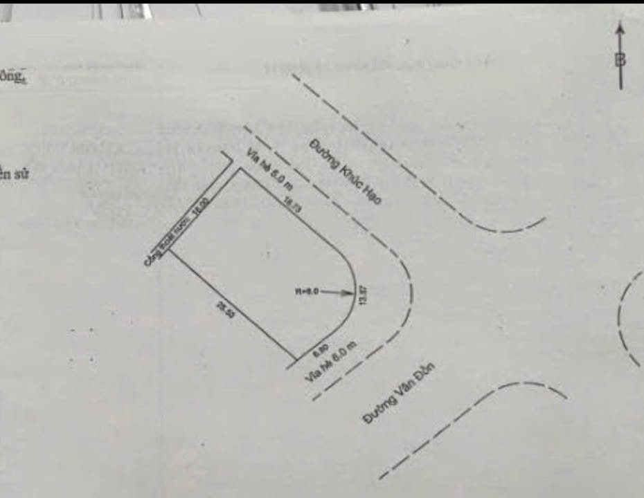 Đất góc 2 mặt tiền Vân Đồn & Khúc Hạo, Sơn Trà, Đà Nẵng 409.6m² - Đầu tư sinh lời ngay!