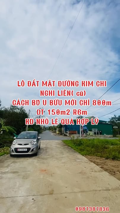 Đất mặt đường Kim Chi, Nghi Liên 150m² giá 2.3 tỷ - Cơ hội đầu tư tuyệt vời!