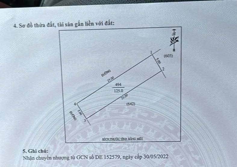 Đất nền lô góc Hoàng Phan Thái - Vinh Phú 125m² giá 4 tỷ - Cơ hội vàng đầu tư!