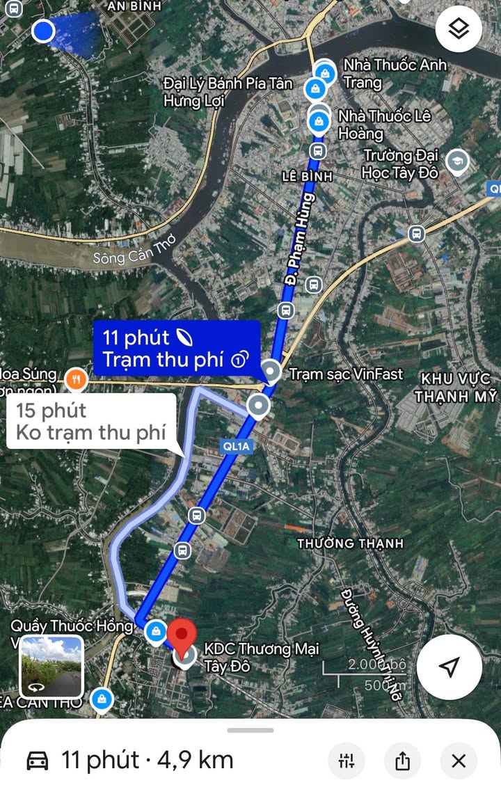 Đất nền biệt thự 405m² KDC Tây Đô Ecopack giá 6.48 tỷ - Đầu tư sinh lời ngay!