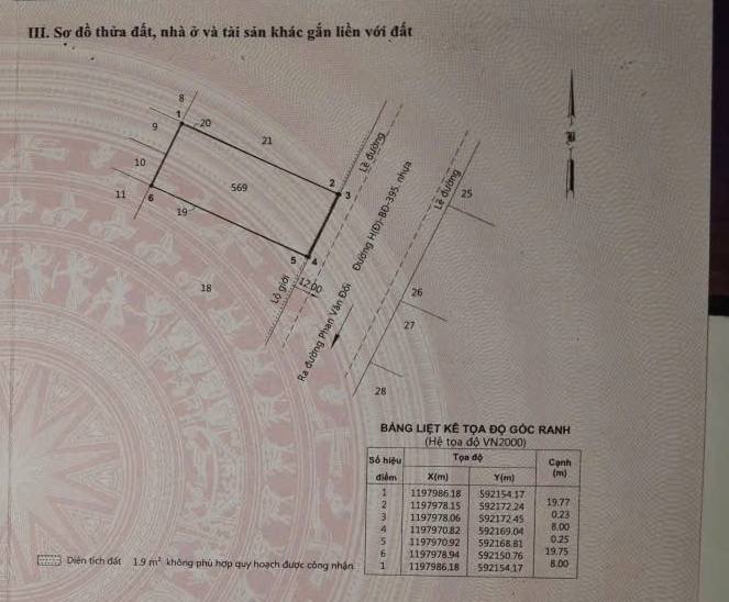 Đất thổ cư Bà Điểm, Hóc Môn 160m² giá 9.6 tỷ - Vị trí tiềm năng cho đầu tư!