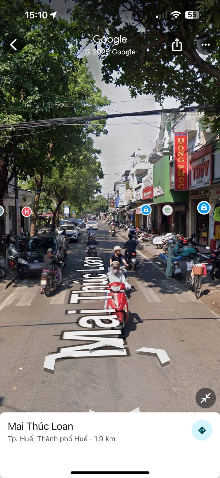 Đất mặt tiền đường Mai Thúc Loan, TP Huế 190m² - Vị trí kinh doanh lý tưởng!