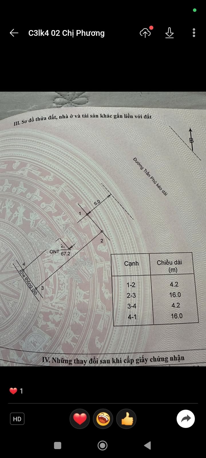 Lô đất mặt tiền Trần Phú kéo dài, xã Phú Xuân, 67,2m² - Giá chỉ 3,1 tỷ cực đẹp!