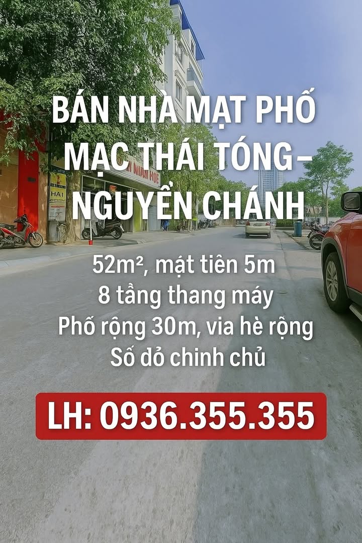 Nhà mặt phố Mạc Thái Tông, Cầu Giấy 52m² giá 30 tỷ - Kinh doanh đỉnh cao!