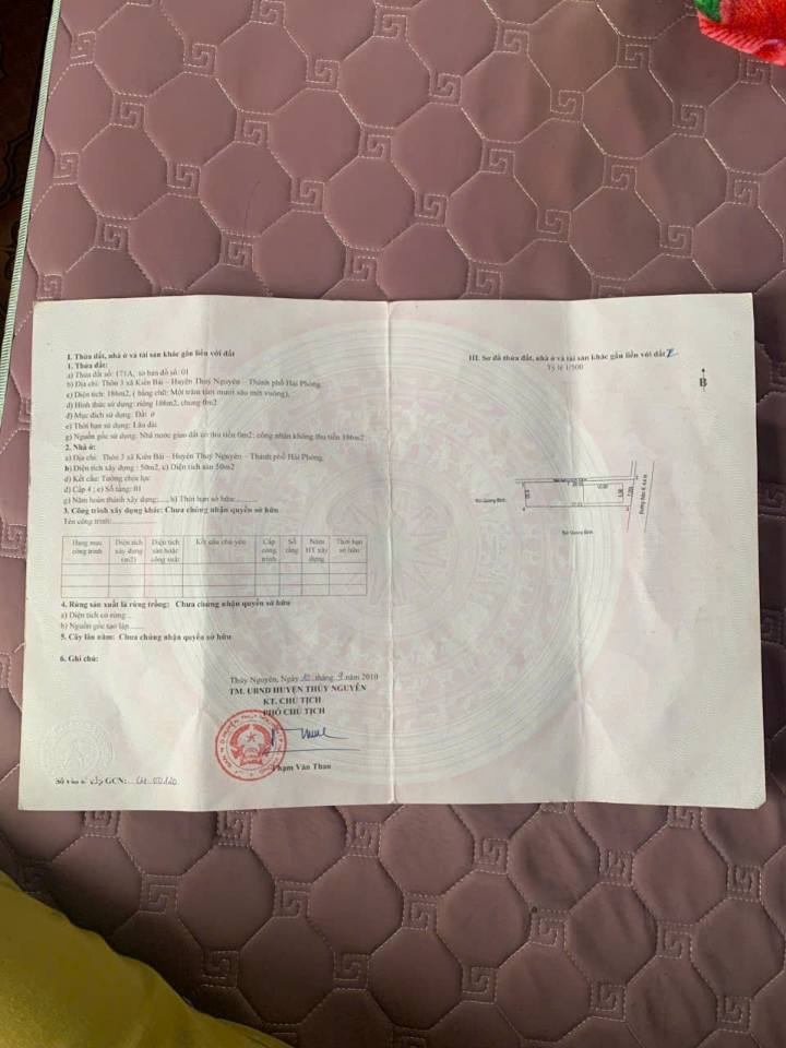 Lô đất mặt đường trục thông Thủy Nguyên 174m² giá thỏa thuận - Kinh doanh tuyệt vời!