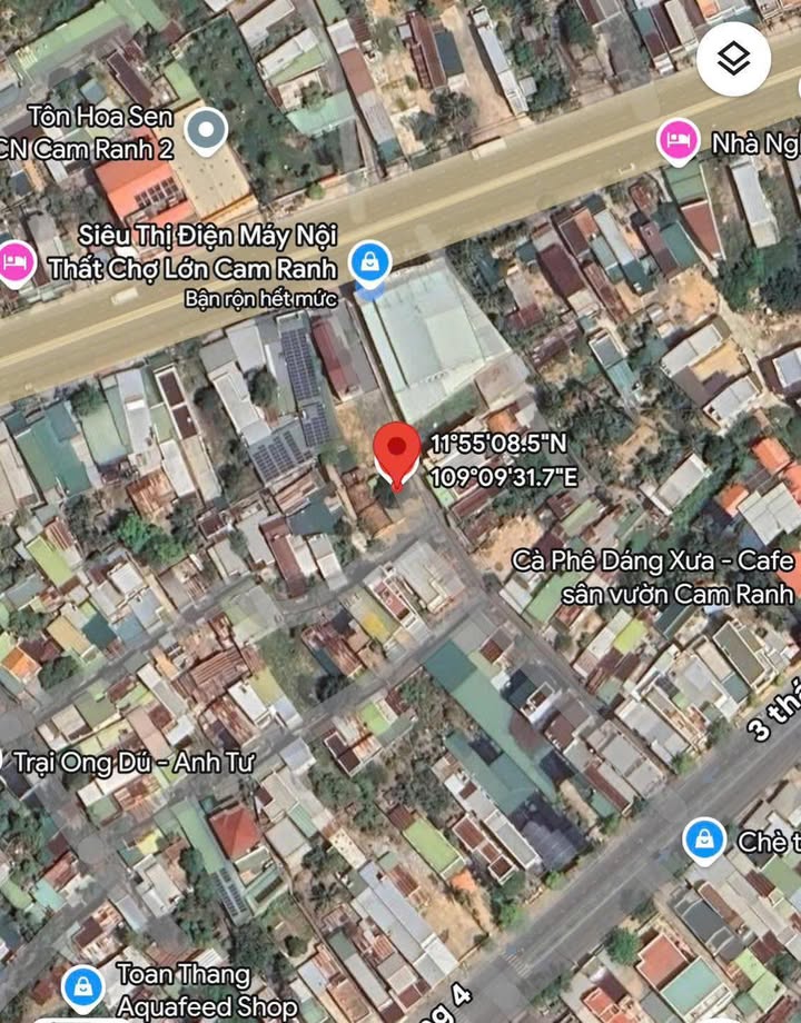 Đất thổ cư 97m² mặt đường Phú Bình, Cam Ranh - Giá chỉ 2.3 tỷ!