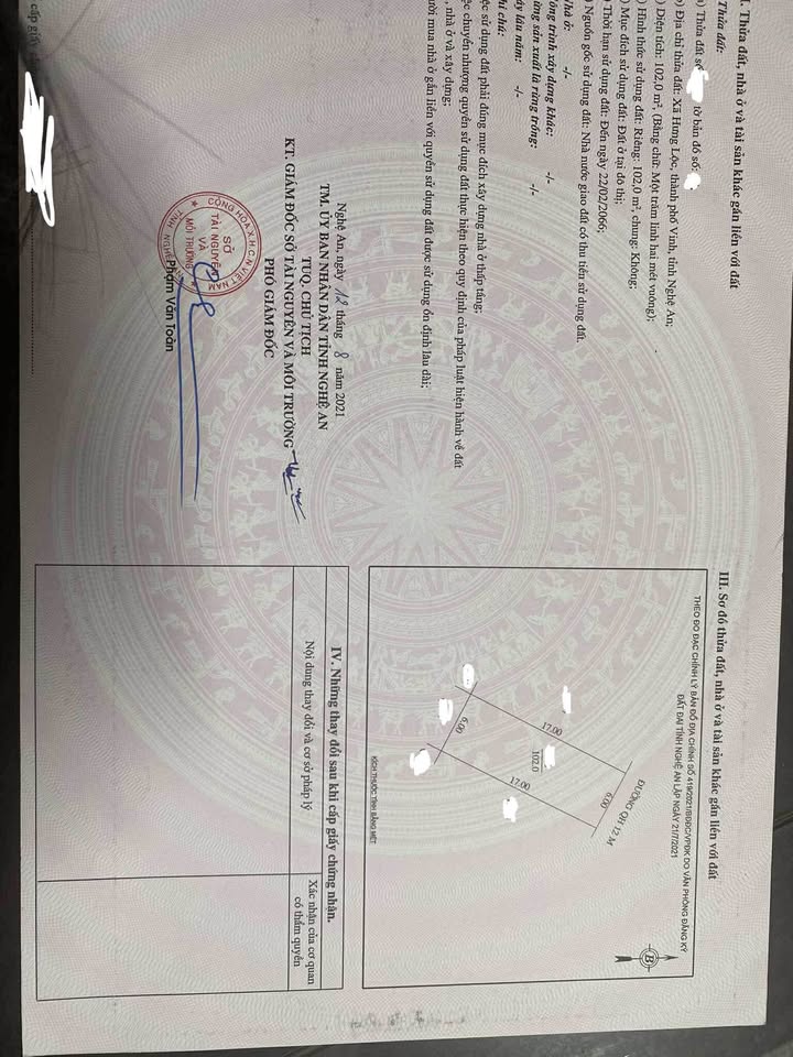 Đất nền Hưng Lộc Home, Vinh 102m² giá 3.3 tỷ - Đường 10m, sẵn sàng đầu tư!