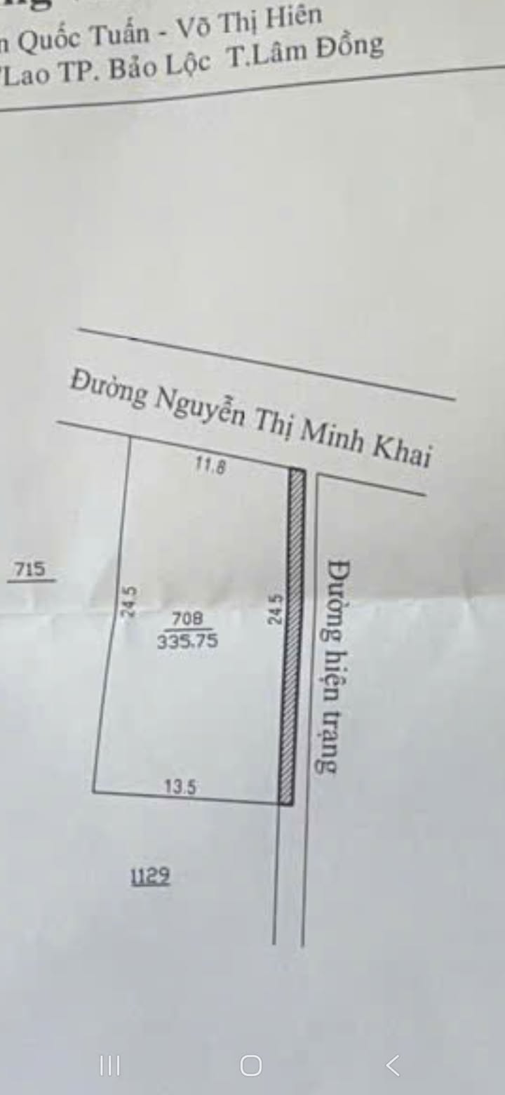 Nhà mặt tiền Nguyễn Thị Minh Khai, Bảo Lộc 290m² giá 10.5 tỷ - Đầu tư sinh lời ngay!